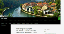 Desktop Screenshot of geziyazilarim.com
